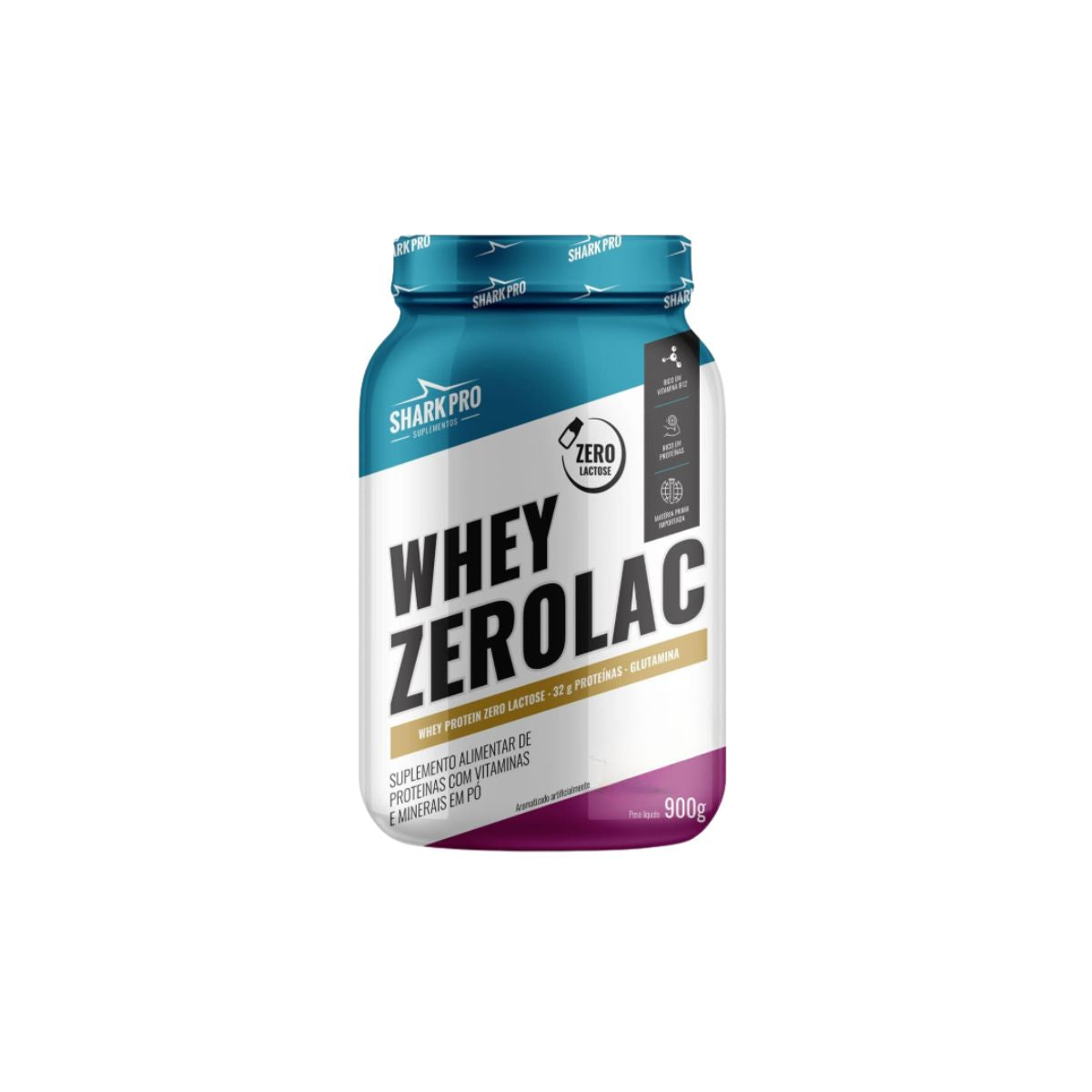 WHEY ZEROLAC  IOGURT C/ MEL POTE 900G