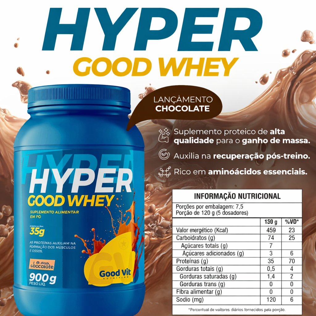 GOOD VIT HYPER WHEY CHOCOLATE 900G