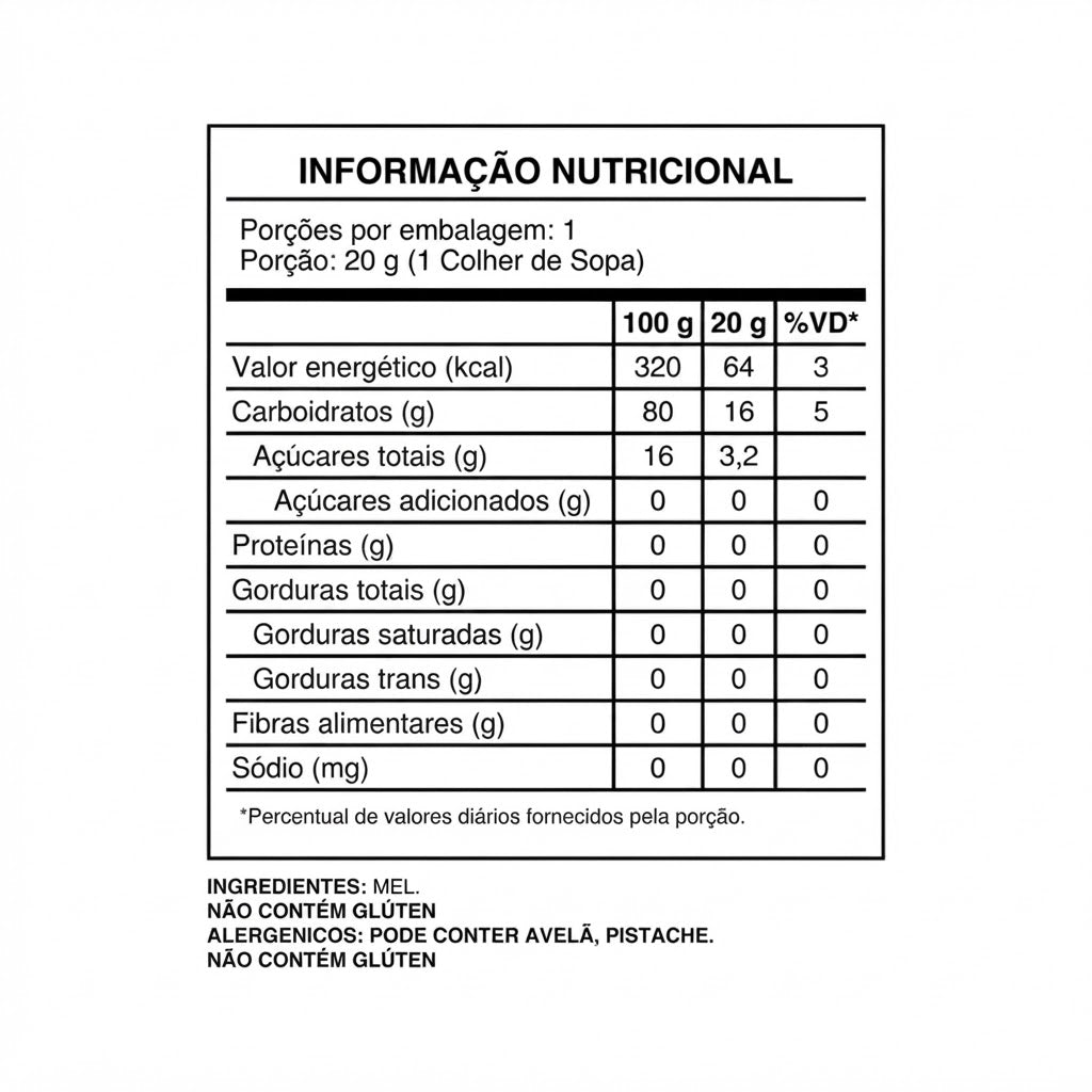 MEL BIOMA CAATINGA LARANJA  300g