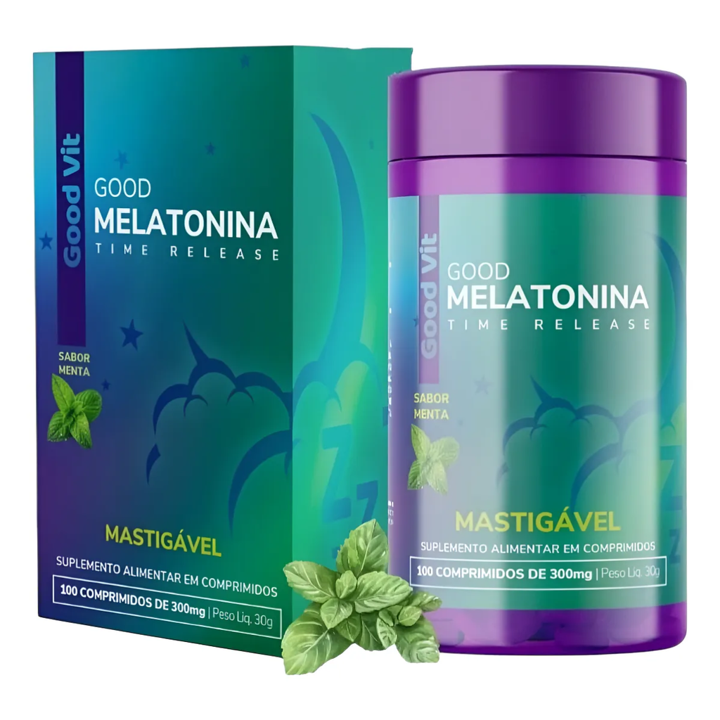 GOOD VIT MELATONINA MENTA 100 CPR MASTIGA