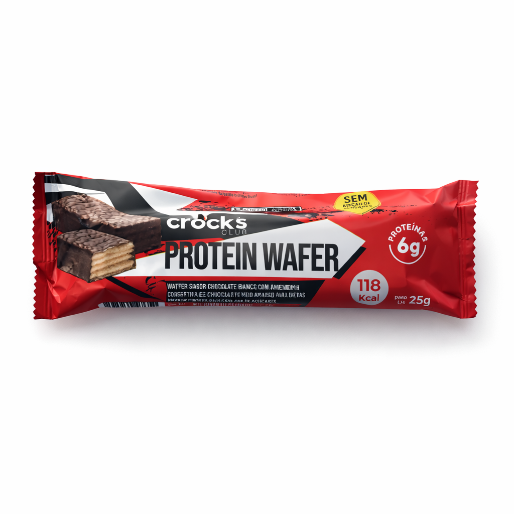 CROCKS CLUB WAFER C/ WHEY CHOCOLATE ZERO ACUCAR 25G
