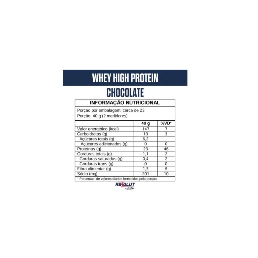 LUT WHEY REFIL HIGH CHOCOLATE 900G