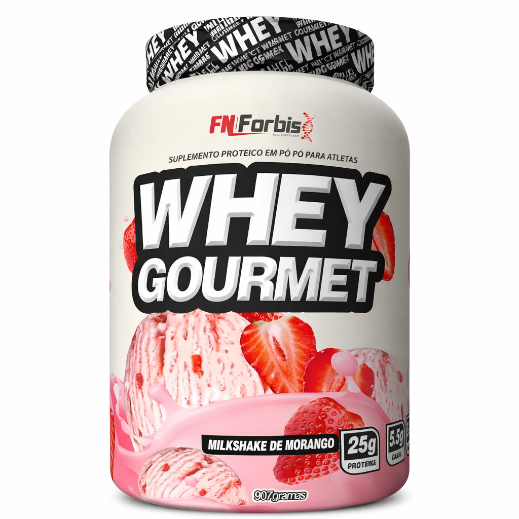 WHEY GOURMET FN FORBIS MORANGO 900G