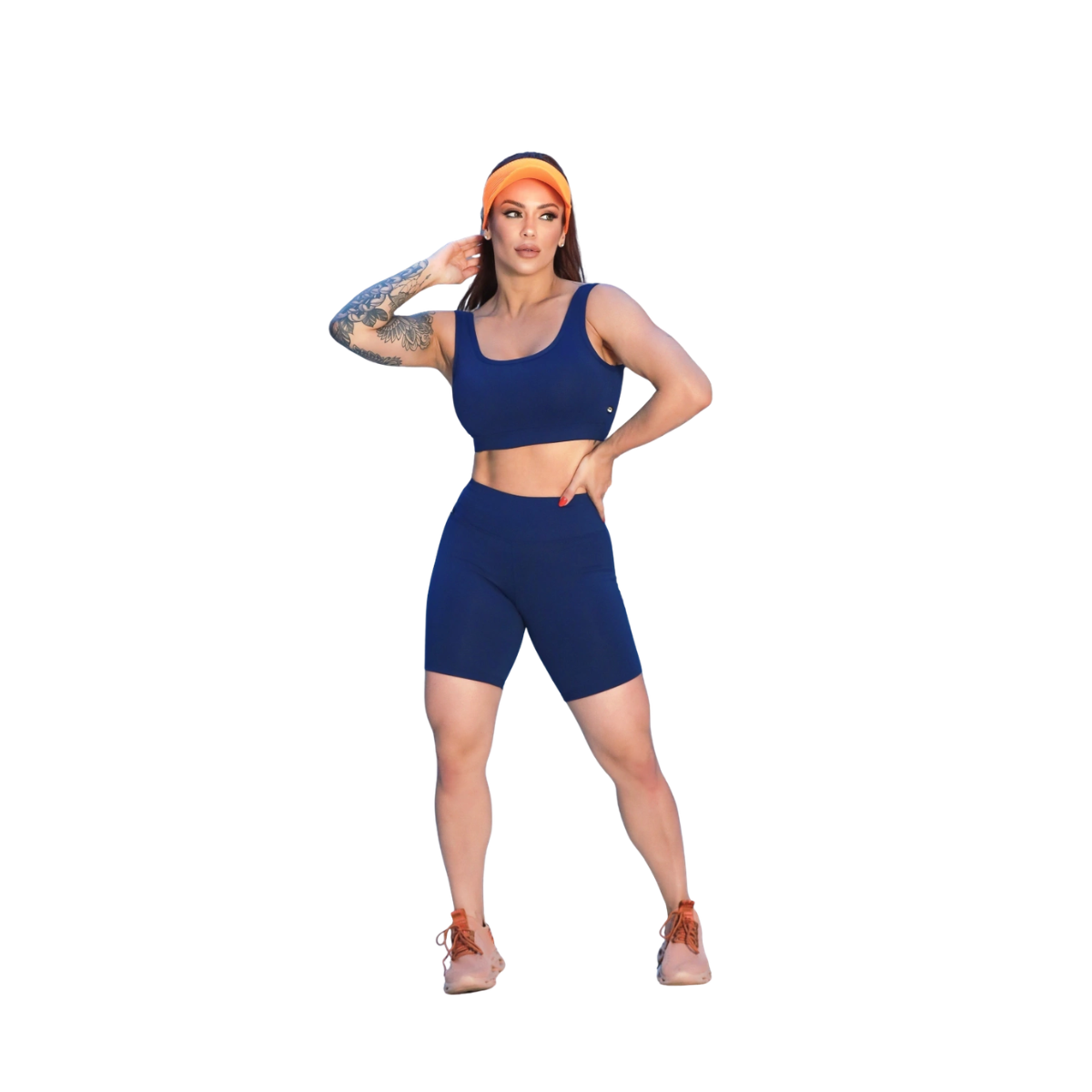 CONJUNTO BERMUDA E TOP POLIAMIDA