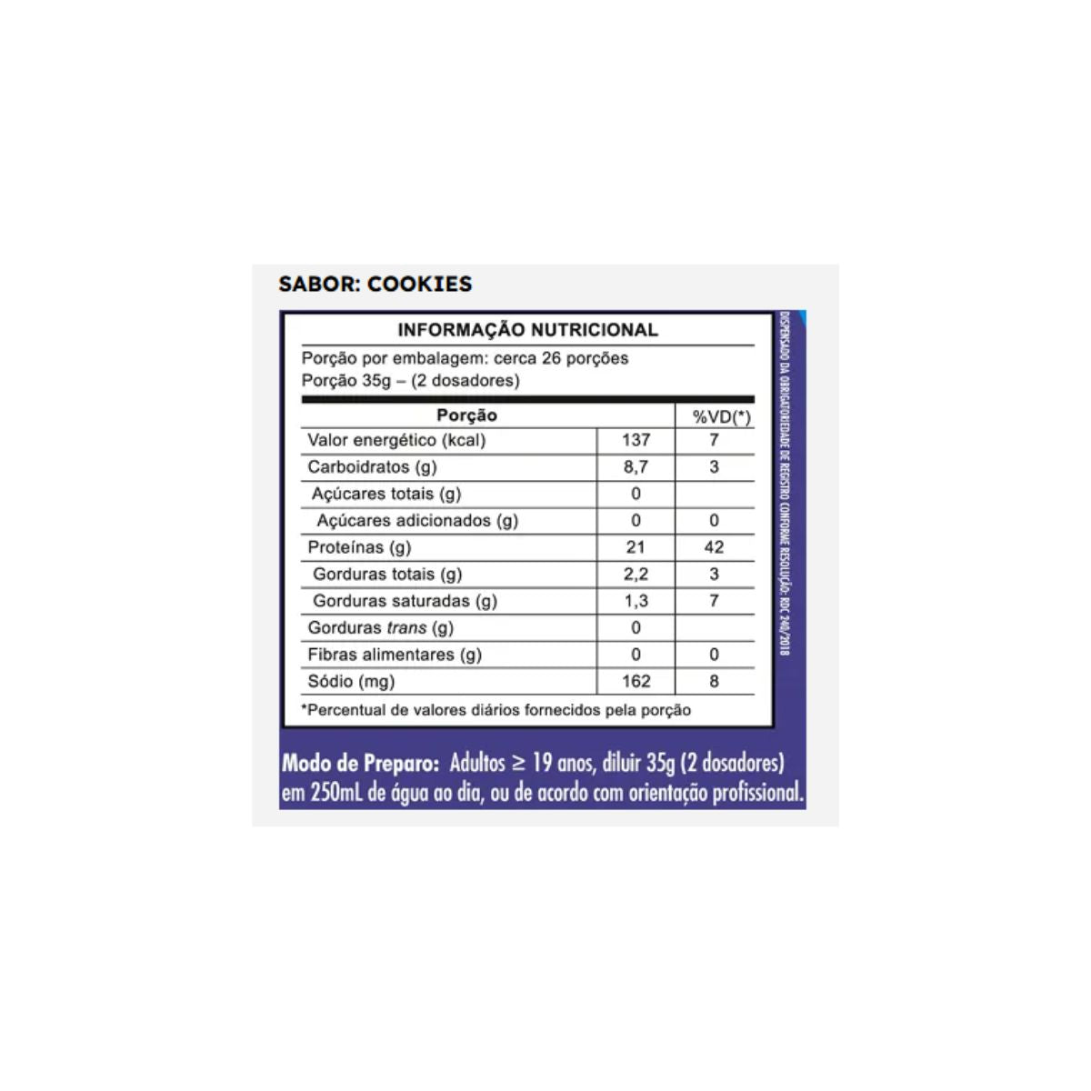 GODS WHEY 100% 900G COOKIES (POUCH)