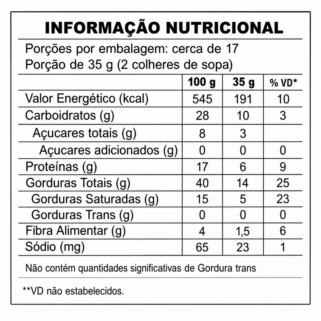 PASTA DE AMENDOIM SHARK PEANUT ZERO LACTOSE  FLORESTA BRANCA 600g