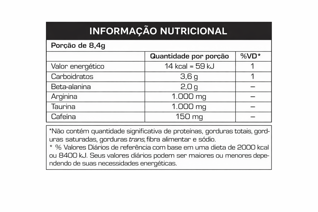 PRÉ TREINO HORUS POTE  FRUTAS VERMELHAS 300G