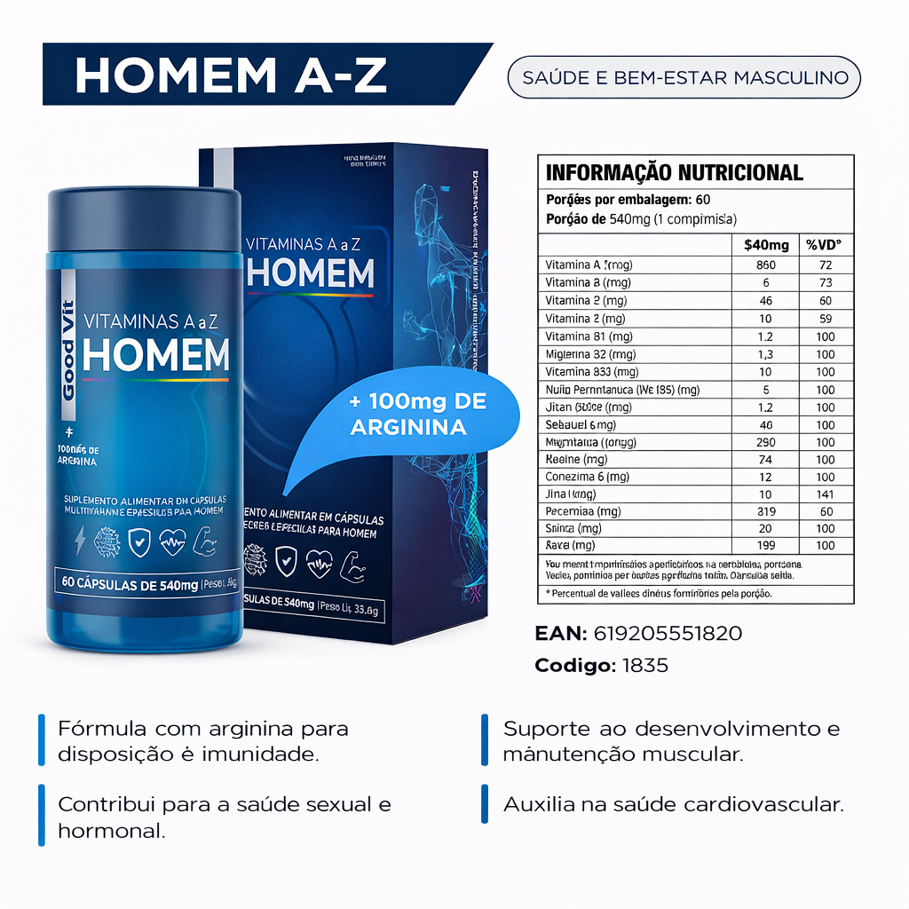 GOOD VIT HOMEM AZ 60CPS