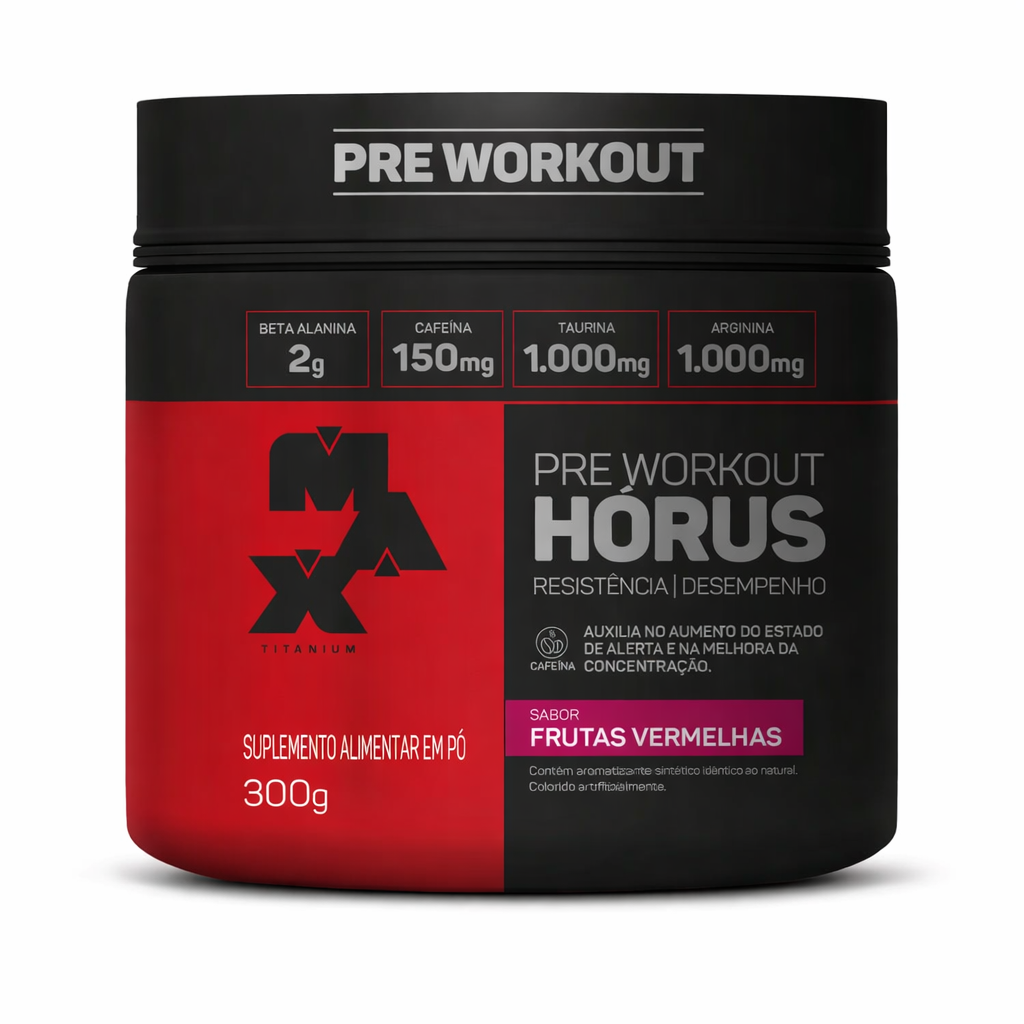 PRÉ TREINO HORUS POTE  FRUTAS VERMELHAS 300G