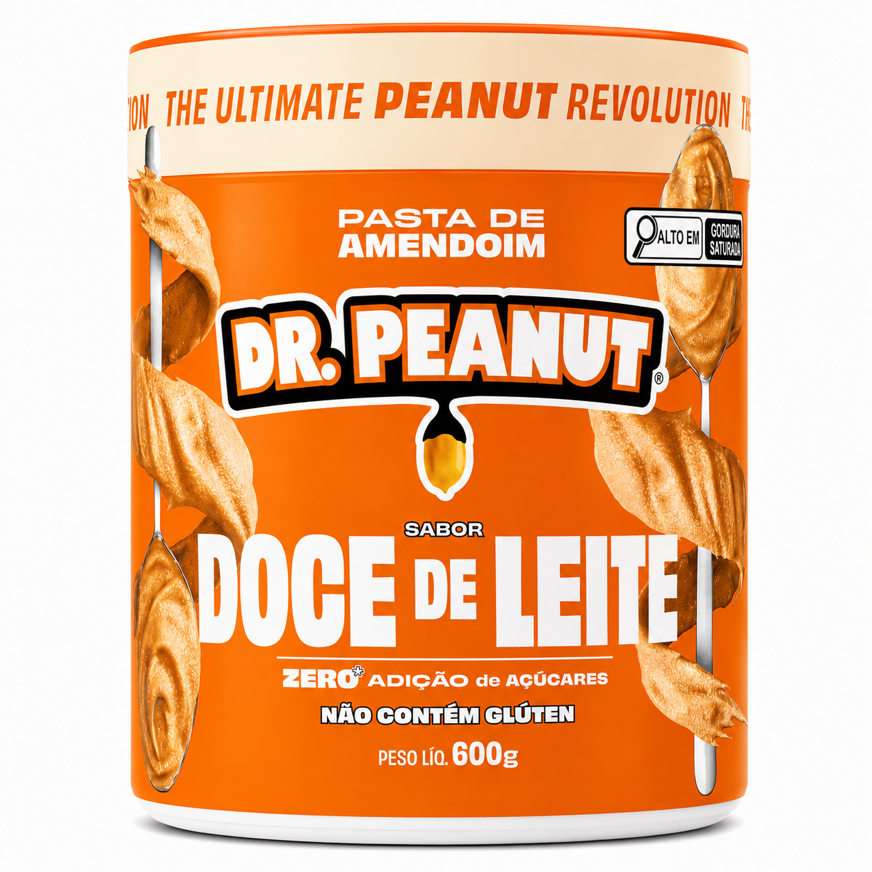 PASTA DE AMENDOIM DR PEANUT DOCE DE LEITE 600gr