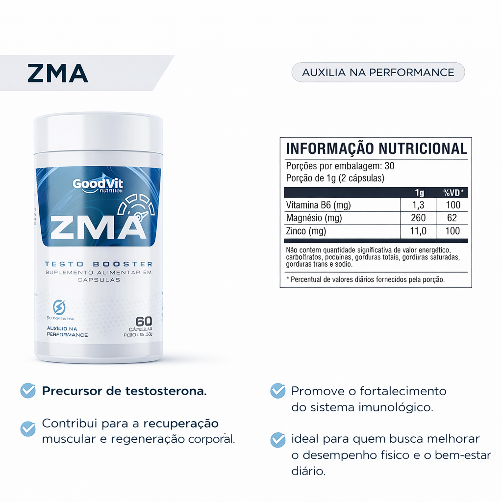 GOOD VIT ZMA TESTO BOOSTER 60CPS