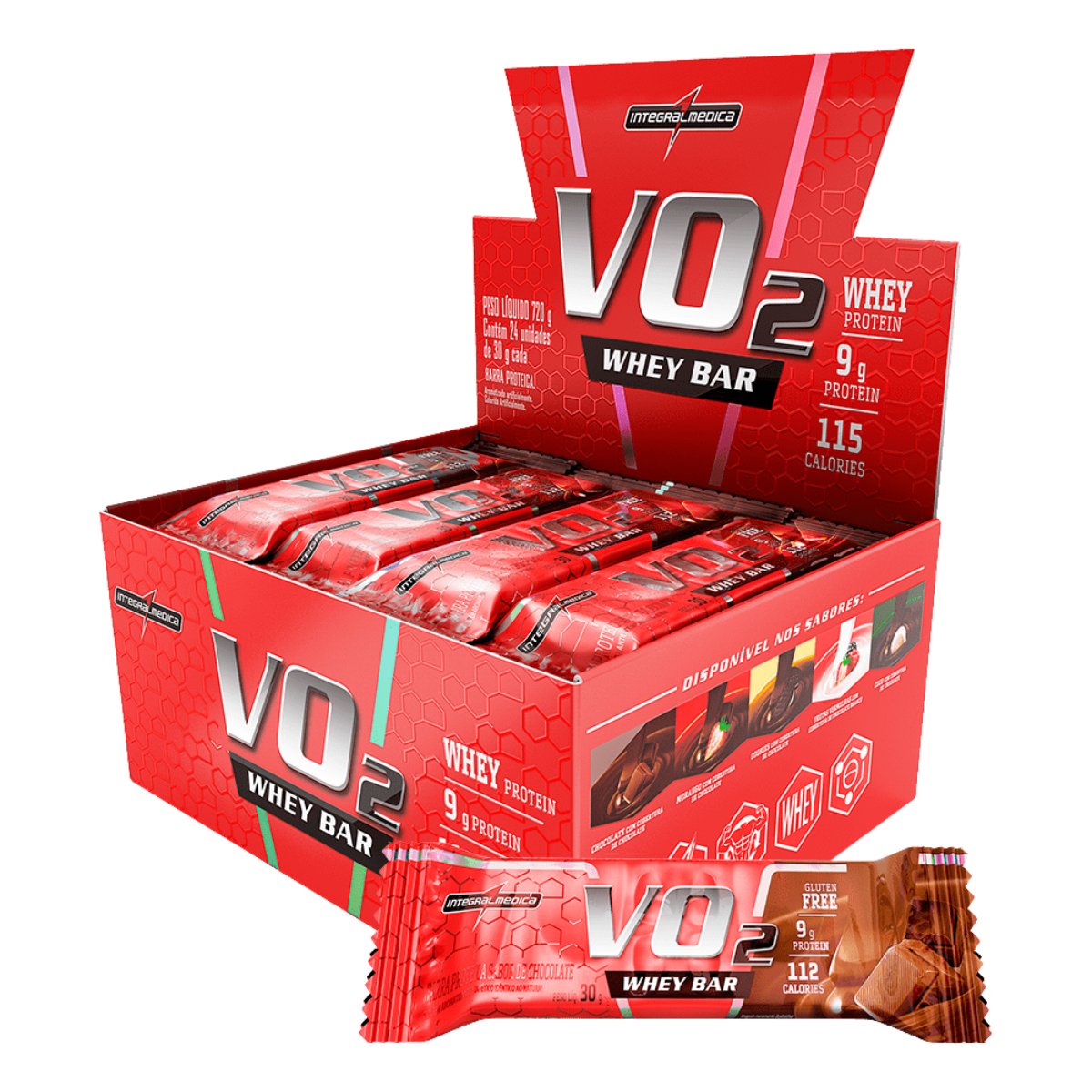 INTEGRAL M VO2 WHEY BAR CHOCOLATE  30GR