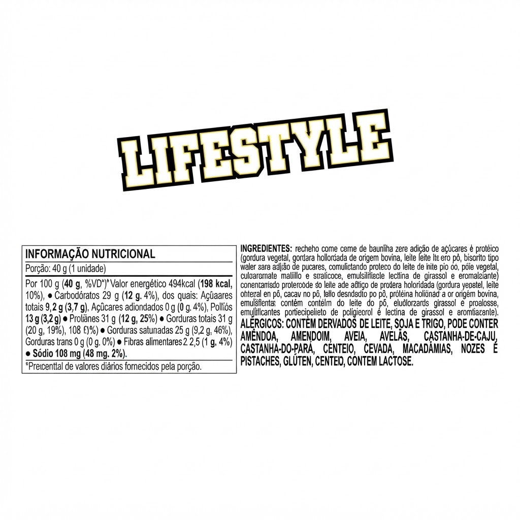 ChocoBARPROTEIN Oz  LIFESTYLE  40G ZERO AÇUAR