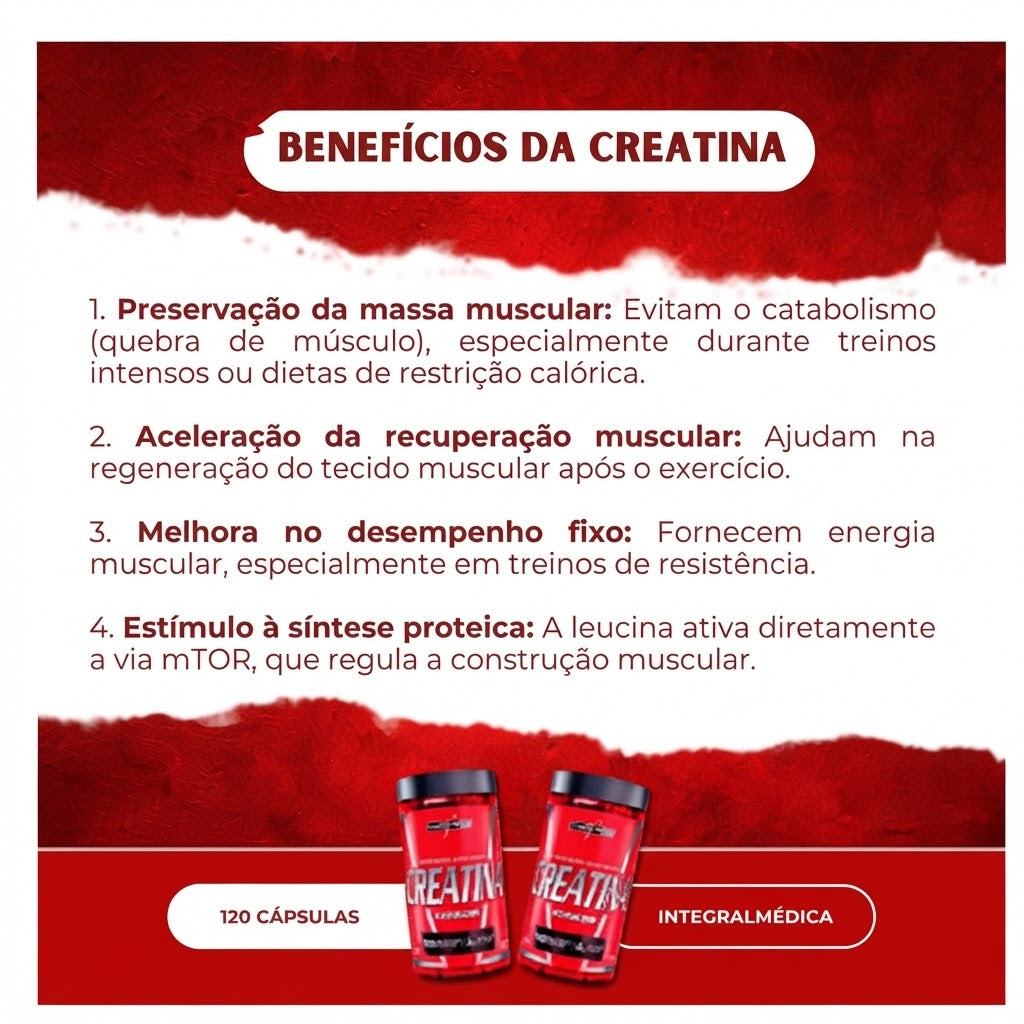 CREATINA 100% PURA HARDCORE 300G  60 CAPSULAS