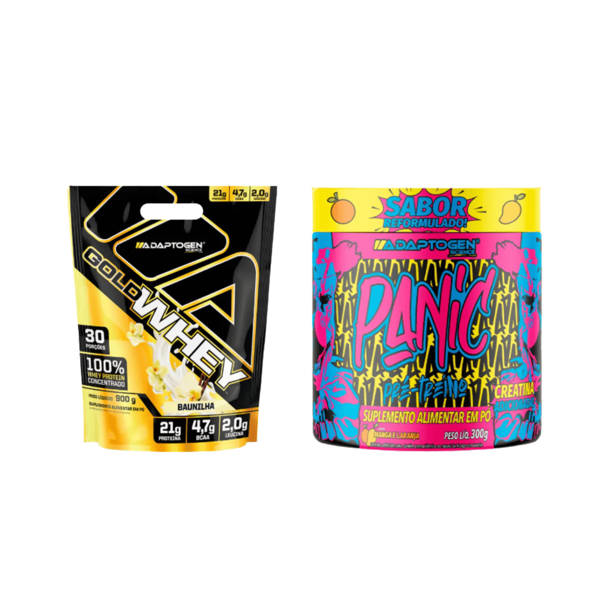 Combo Super Adaptogen Whey + Pré Treino