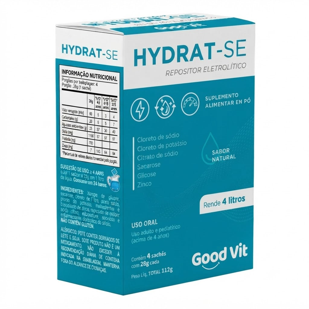 GOOD VIT HYDRAT-SE 4 SACHES NATURAL 28G