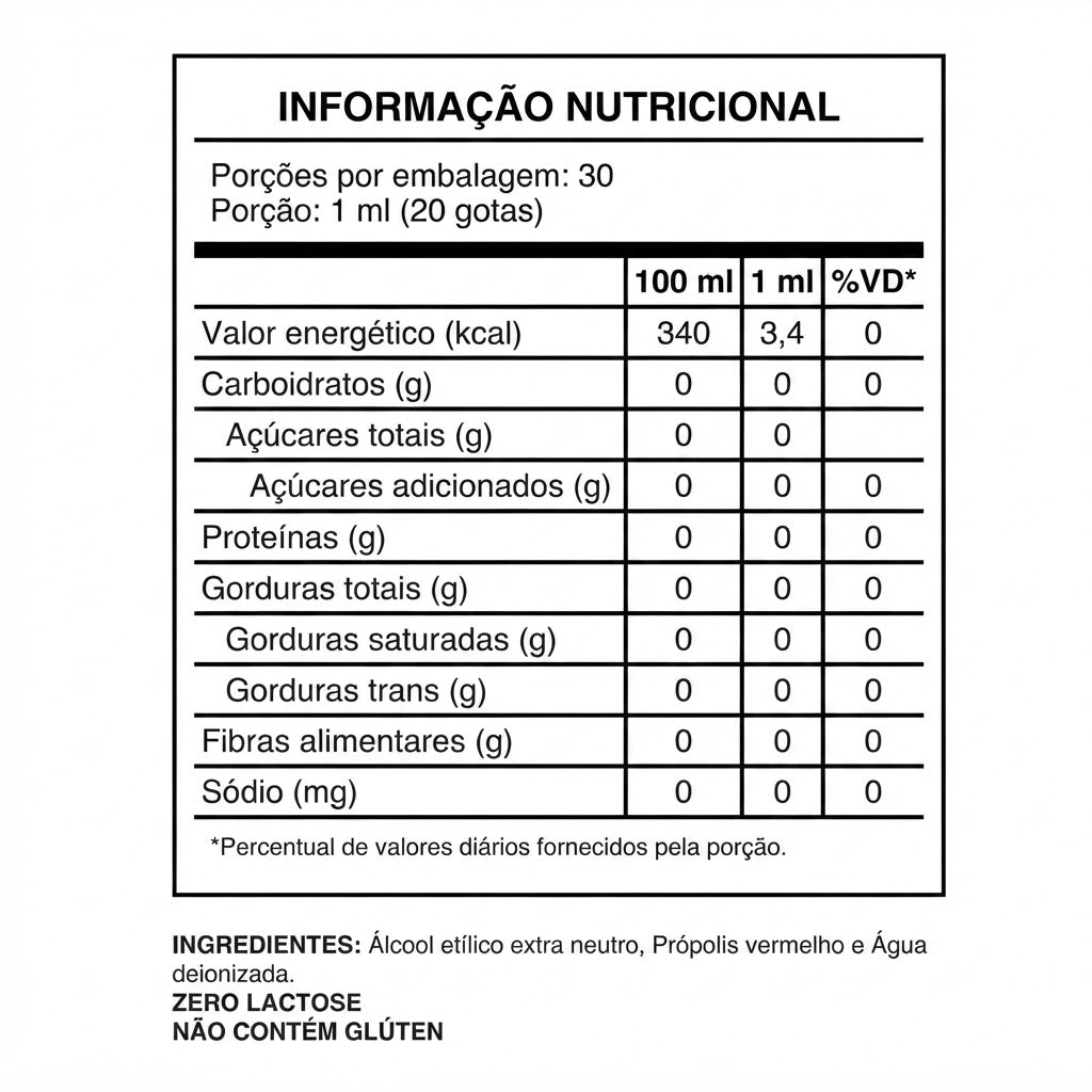 PROPOLIFIT EXTRATO DE PRÓPOLIS VERMELHA 30ml