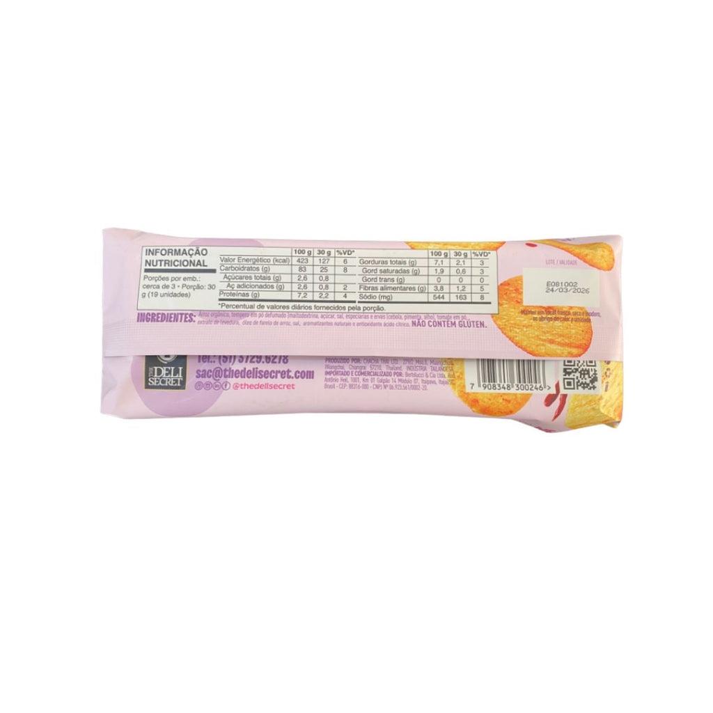 BISCOITO ARROZ RICE CRACKER BARBECUE 100G