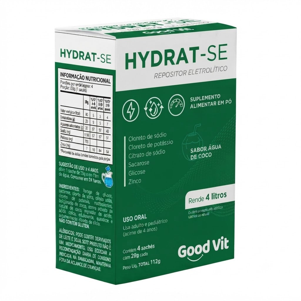 GOOD VIT HYDRAT-SE 4 SACHES AGUA COCO 28G