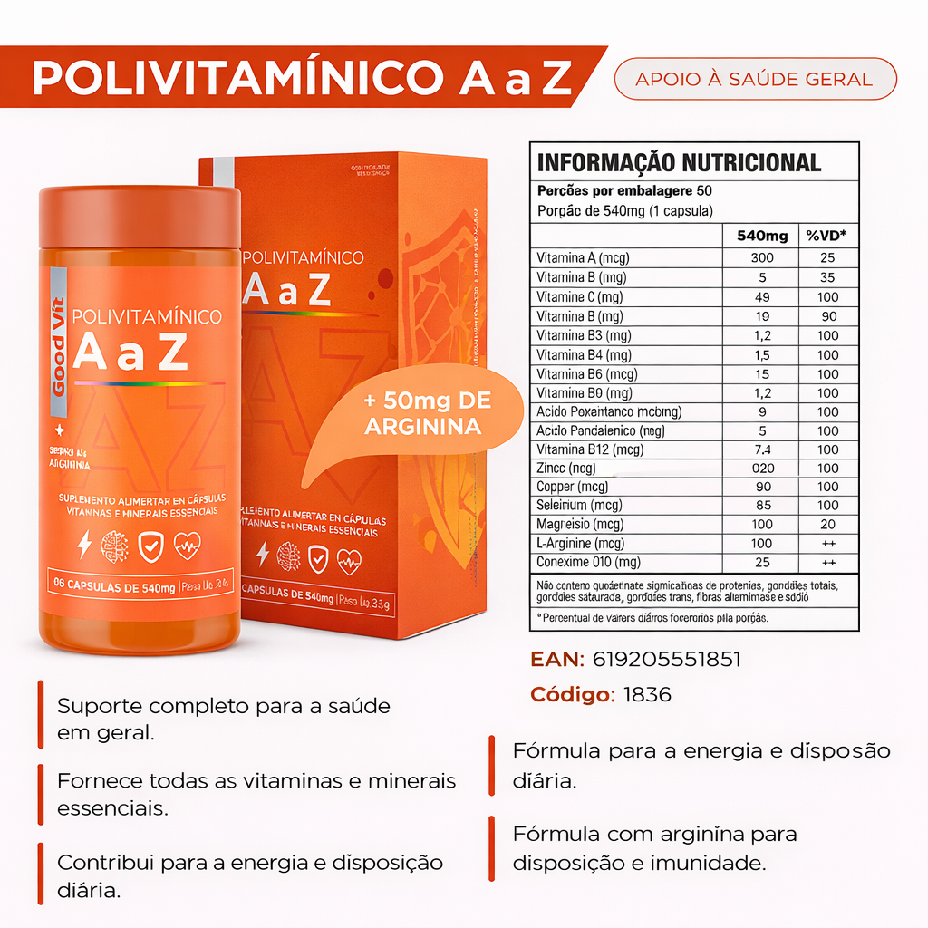 POLIVITAMINICO GOOD VIT AZ C/60 CPS