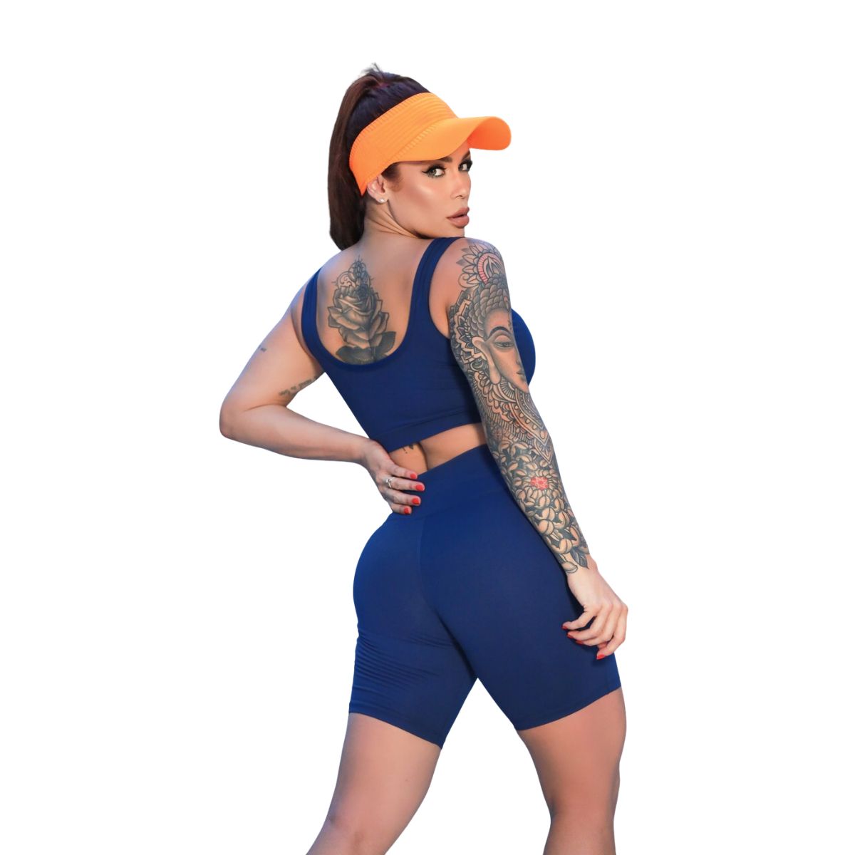 CONJUNTO BERMUDA E TOP POLIAMIDA