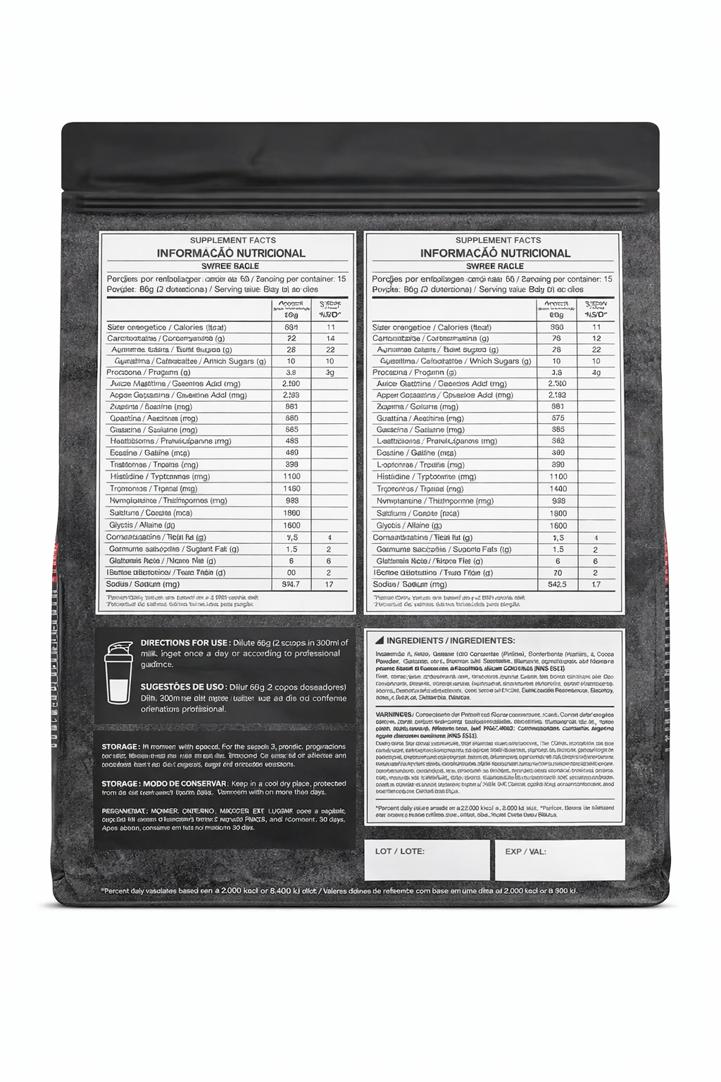 WHEY ONE PROTEIN DARK LAB PROTEINA MORANGO SACHE REFIL 900G