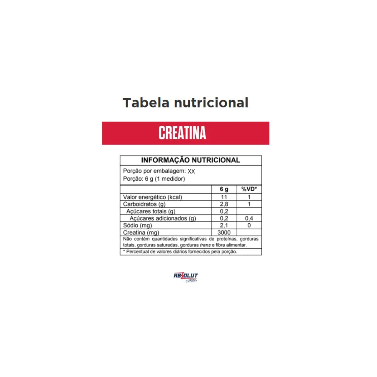 ABS CREATINA POWER 300G