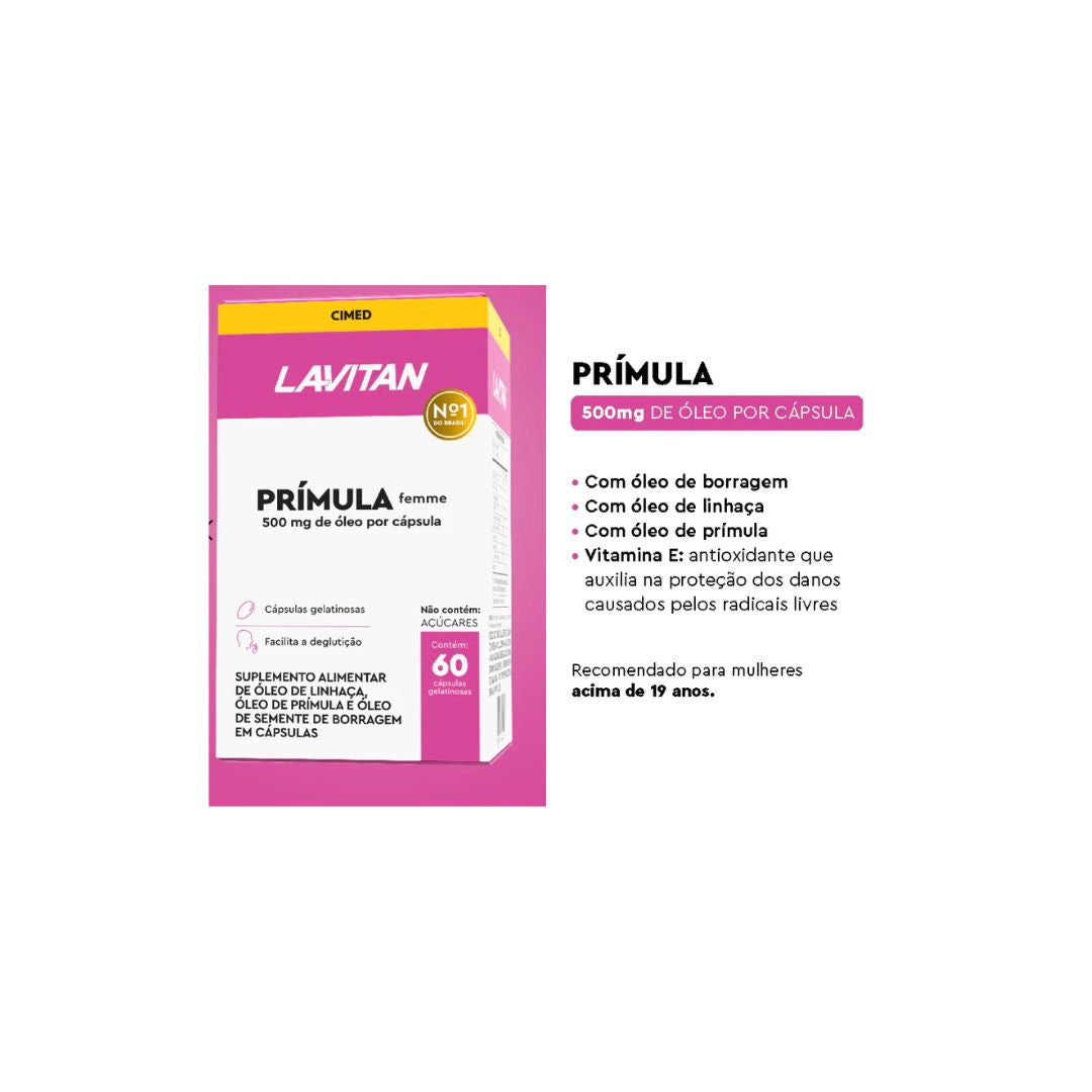 LAVITAN PRIMULA FEMME 60 CAPS