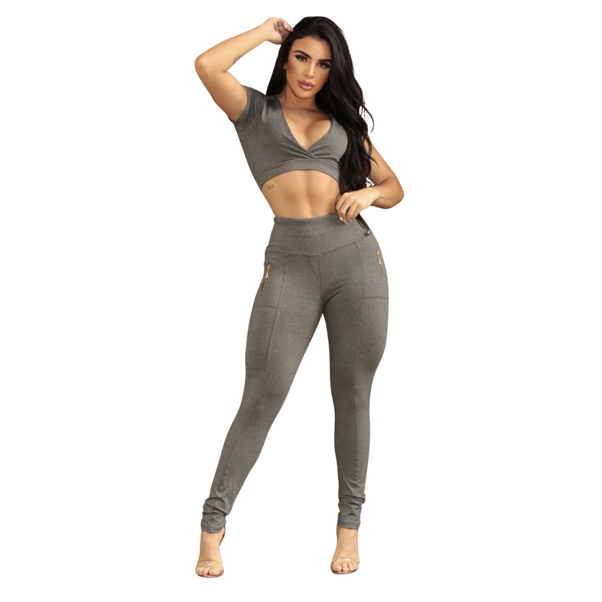 LEGGING MONTARIA COM ZIPER