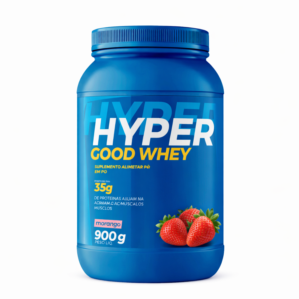 GOOD VIT HYPER WHEY MORANGO 900G