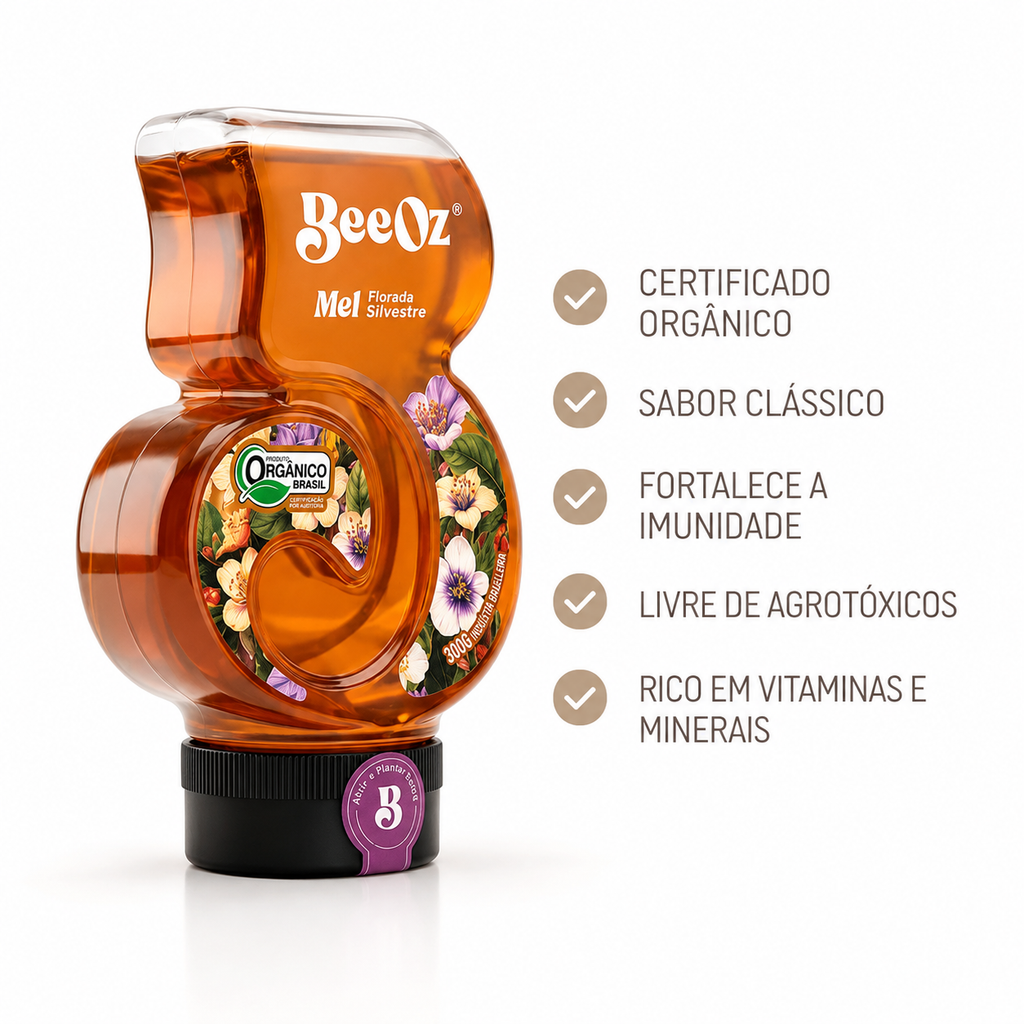 MEL BIOMA PANTANAL SILVESTRE ORGÂNICO 300g