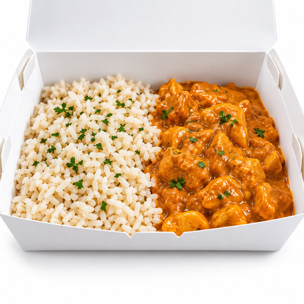 Marmita Congelada Strogonoff de Frango com Arroz Integral 300gr