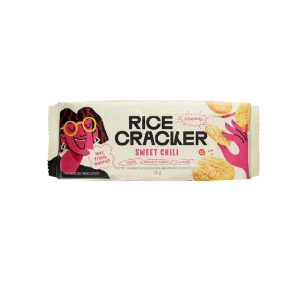 BISCOITO ARROZ RICE CRACKER SWEET CHILI 100G