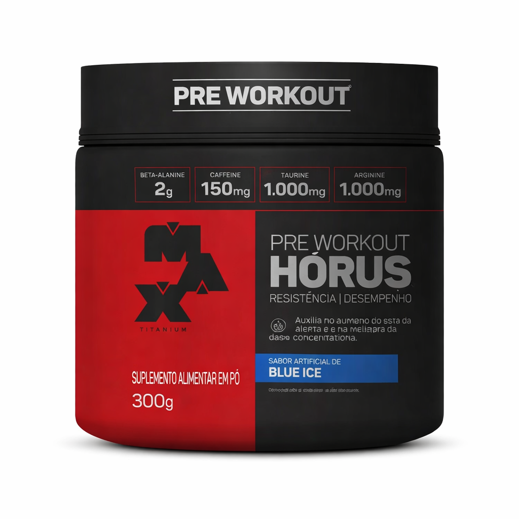 PRÉ TREINO HORUS BLUE ICE POTE 300G