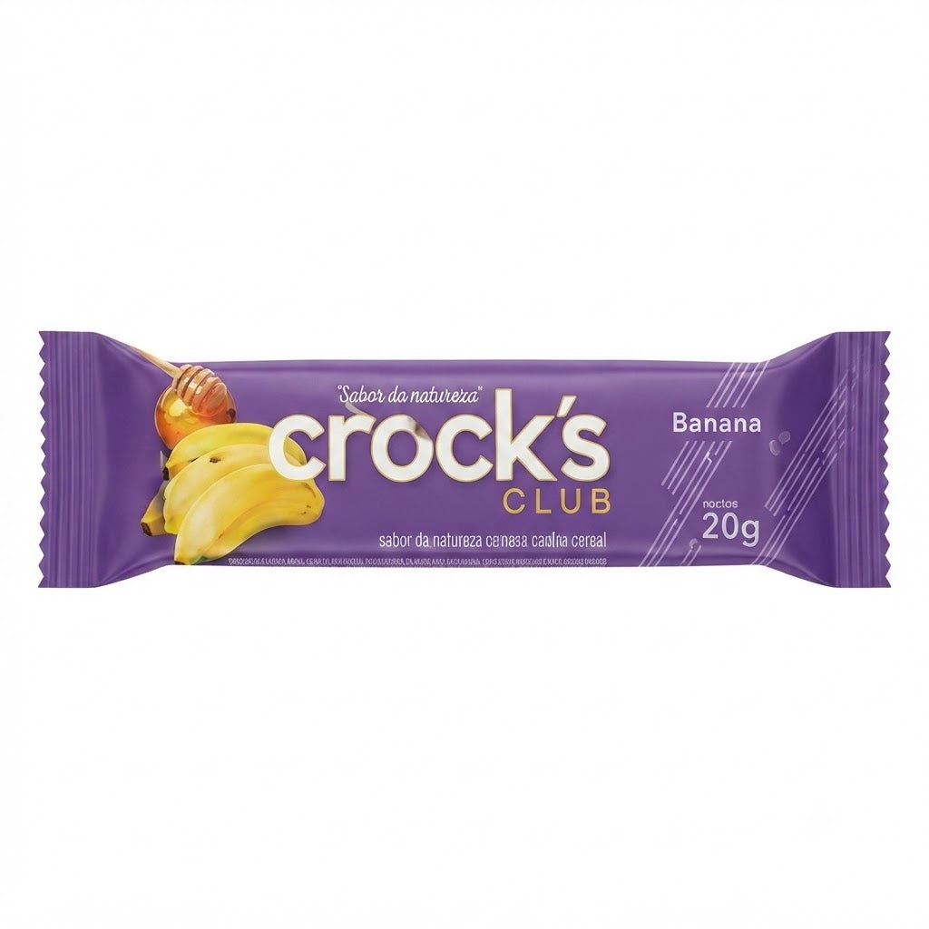 CROCKS CLUB BARRA DE CEREAL BANANA 20G