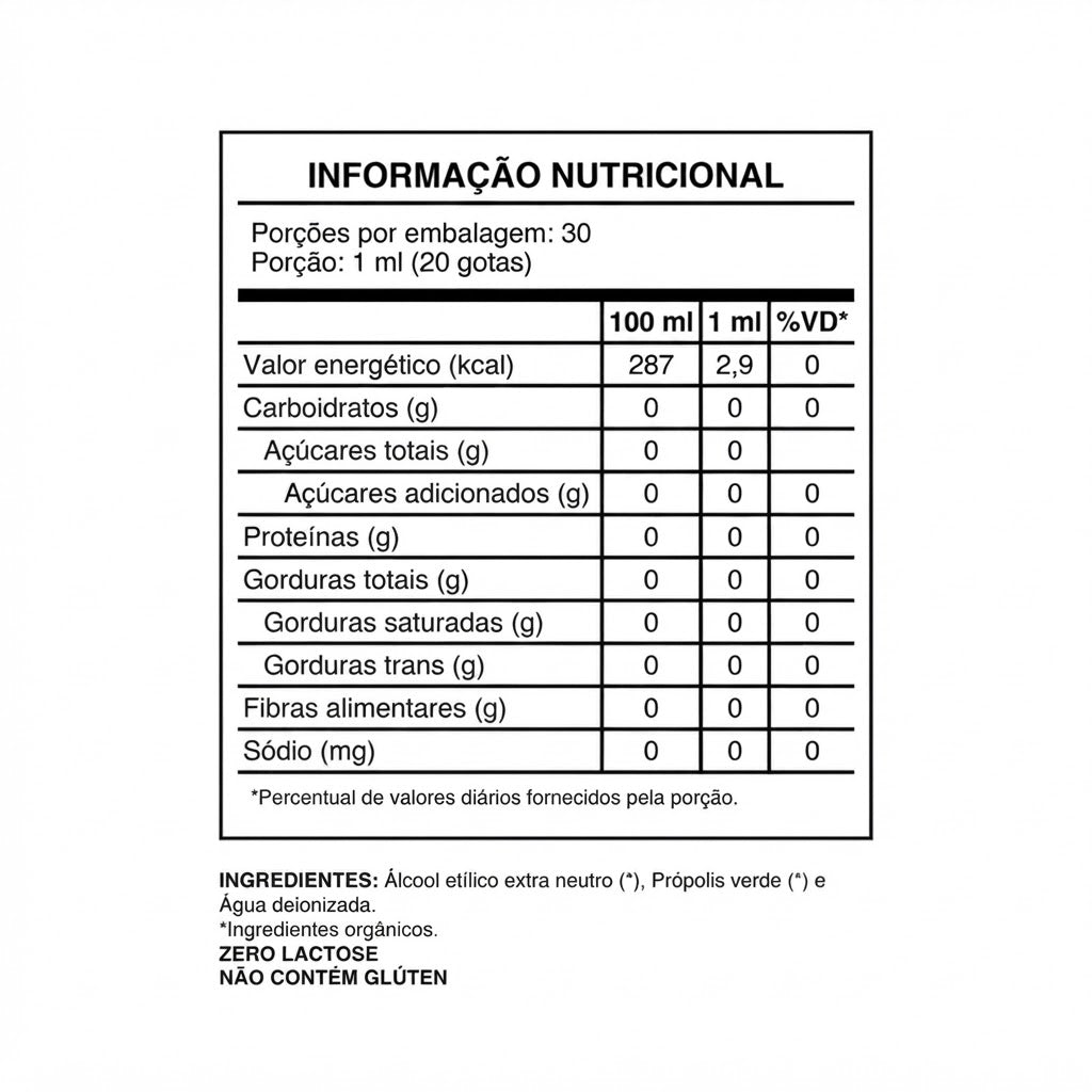 PROPOLIFT EXTRATO DE  PRÓPILIS VERDE CONVENCIONAL 30ml