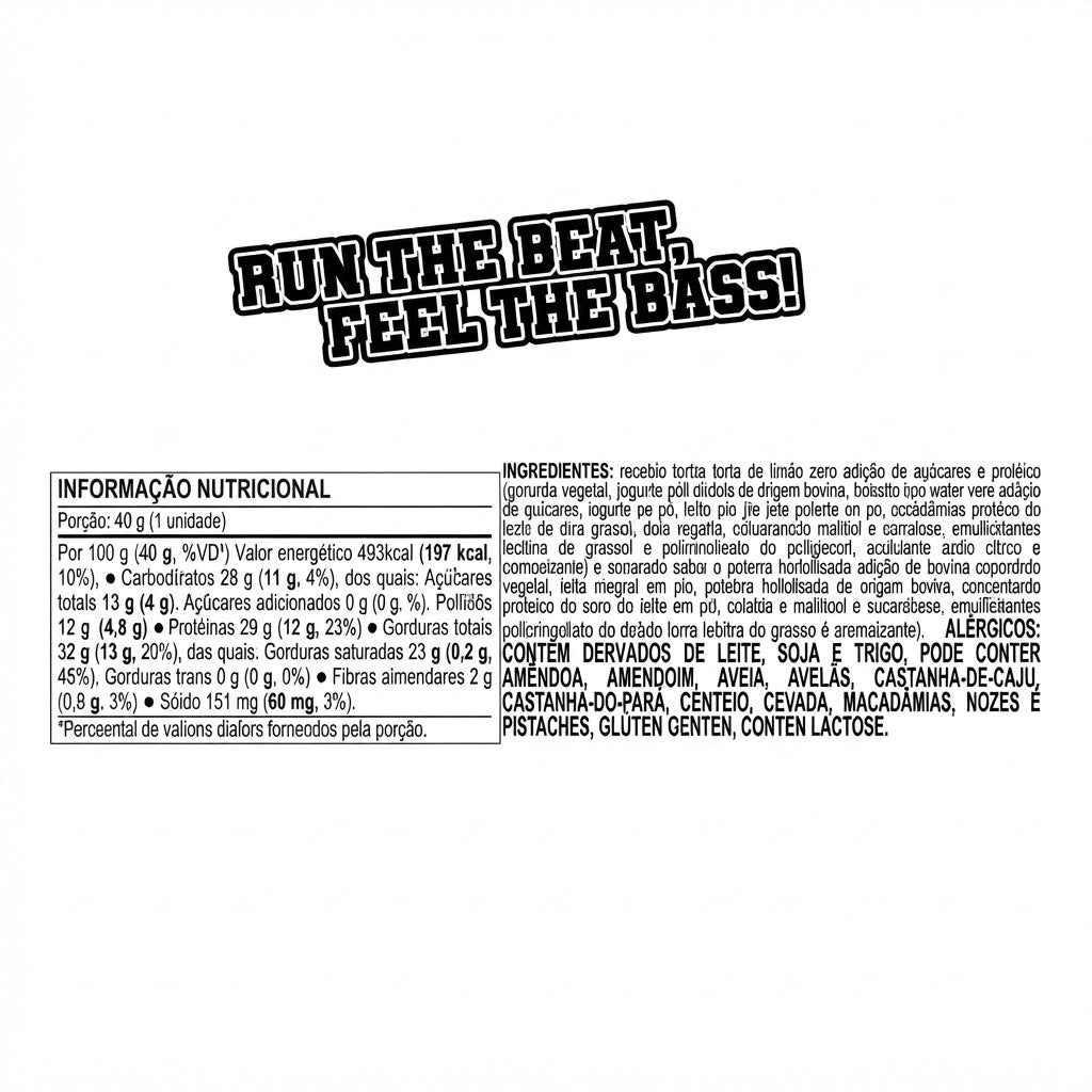 ChocoBARPROTEIN Oz  RUN & BASS  40G ZERO AÇUAR
