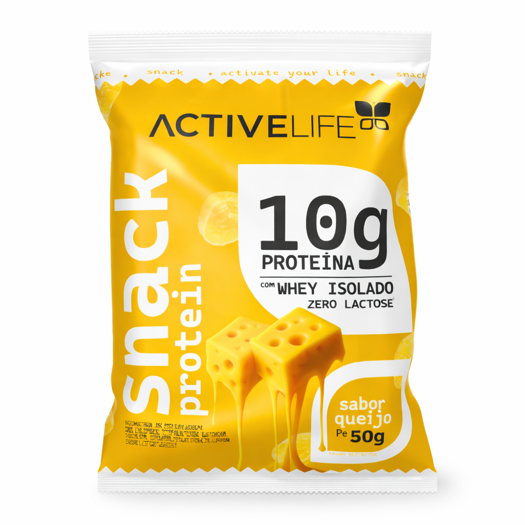 ACTIVE LIFE SALGADINHO MILHO PROTEICO QUEIJO 50G