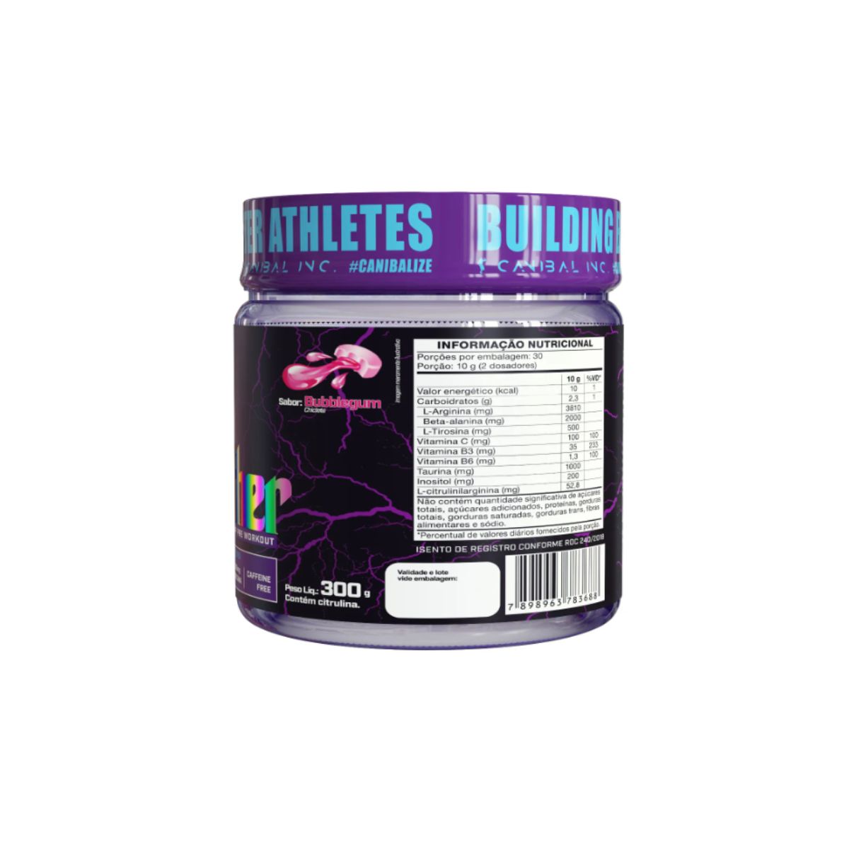 PRÉ TREINO THE PUMPFATHER CHICLETE 300G  S/ CAFEINA