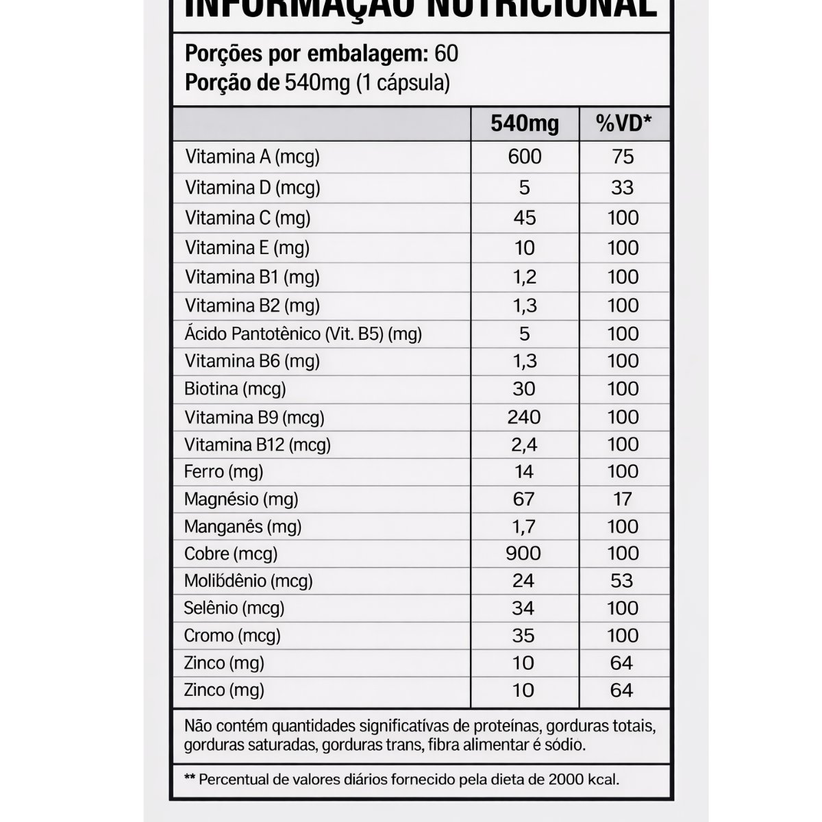 GOOD VIT HOMEM AZ 60CPS