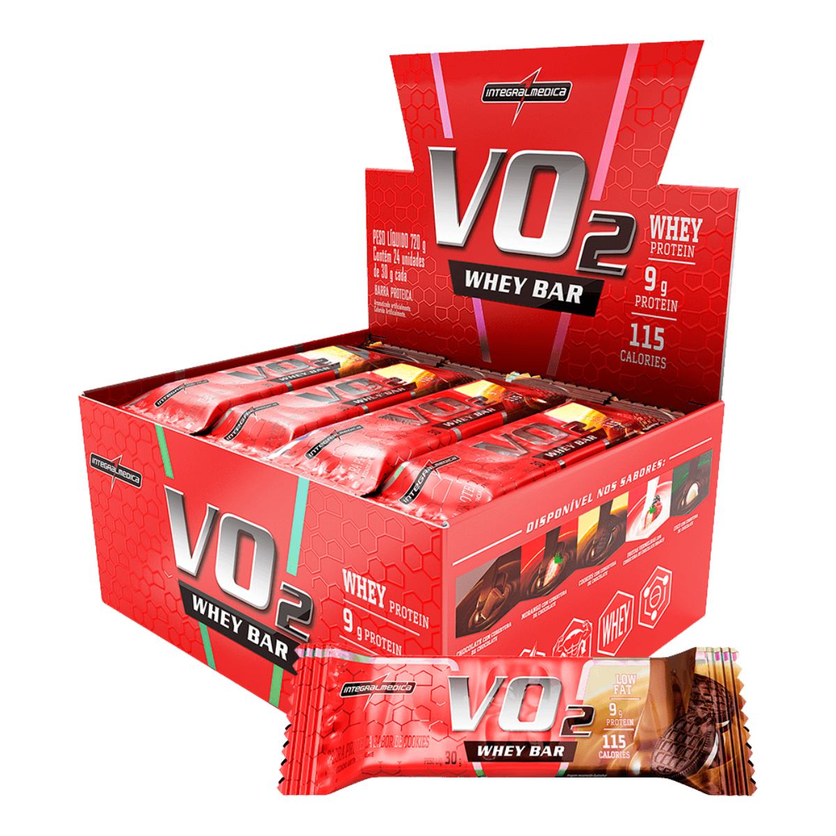 INTEGRAL M VO2 WHEY BAR COOKIES 30GR