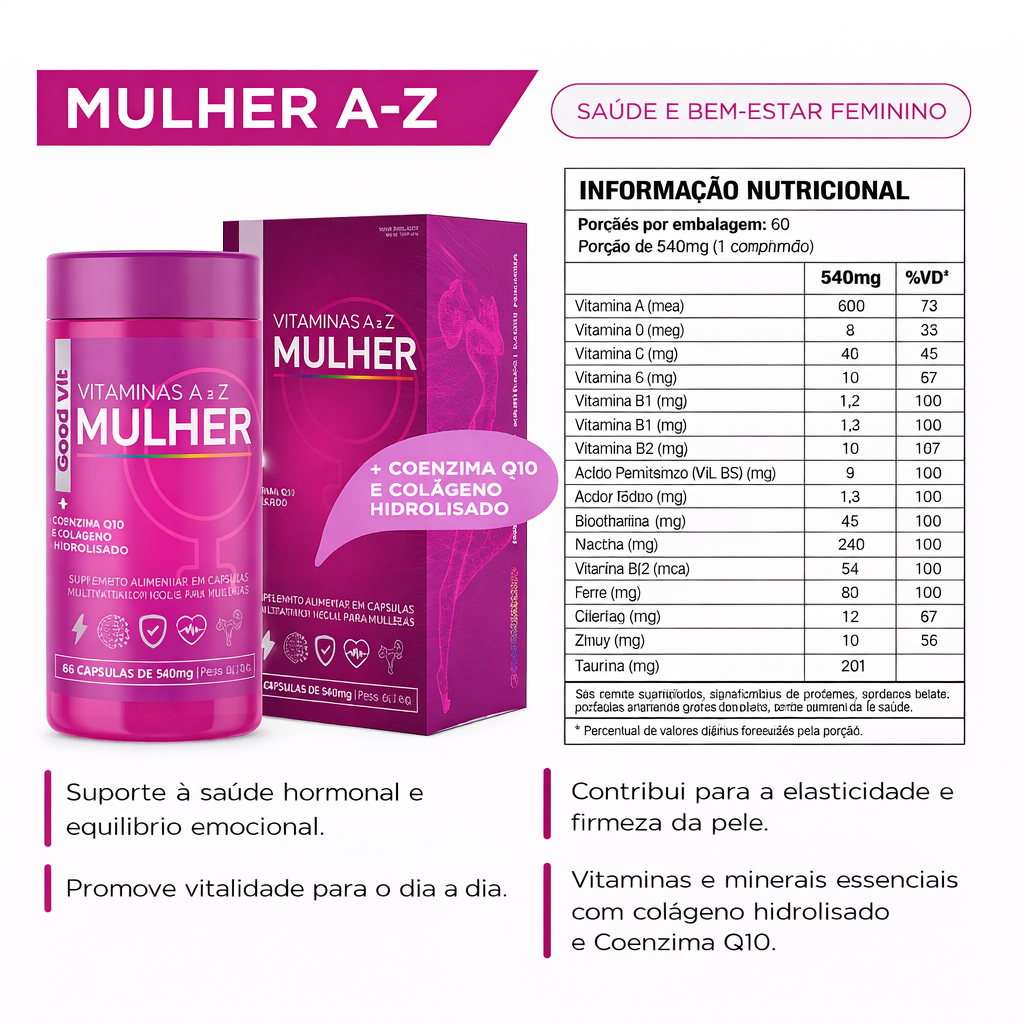 GOOD VIT MULHER AZ 60CPS