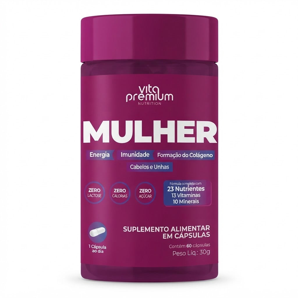 VITA PREMIUM MULTIVITAMÍNICO MULHER C/ 60 CÁPS