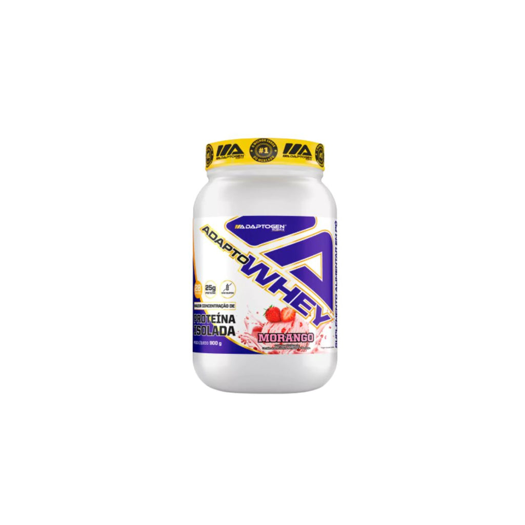 ADAPTO WHEY 3W MORANGO 900G