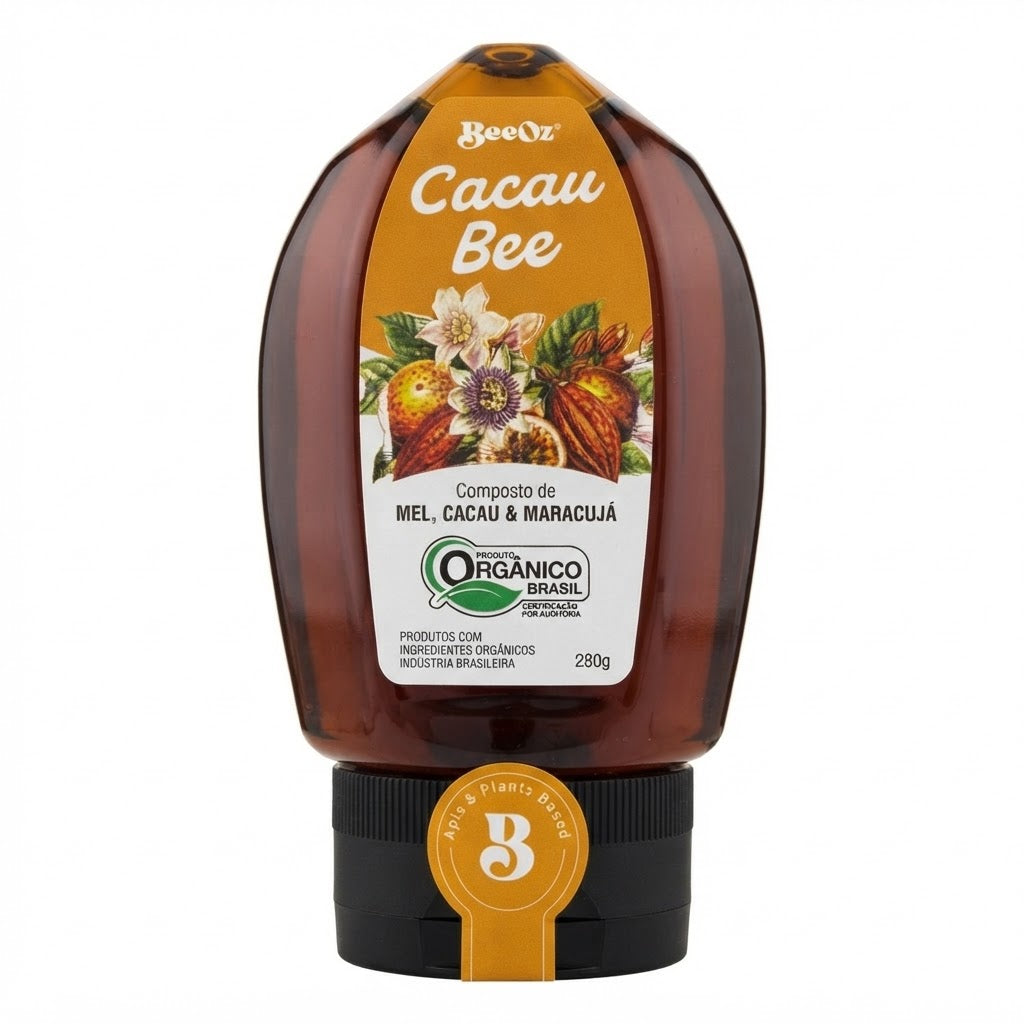CACAU  BEE ORGANICO MEL,  MARACUJA 280g