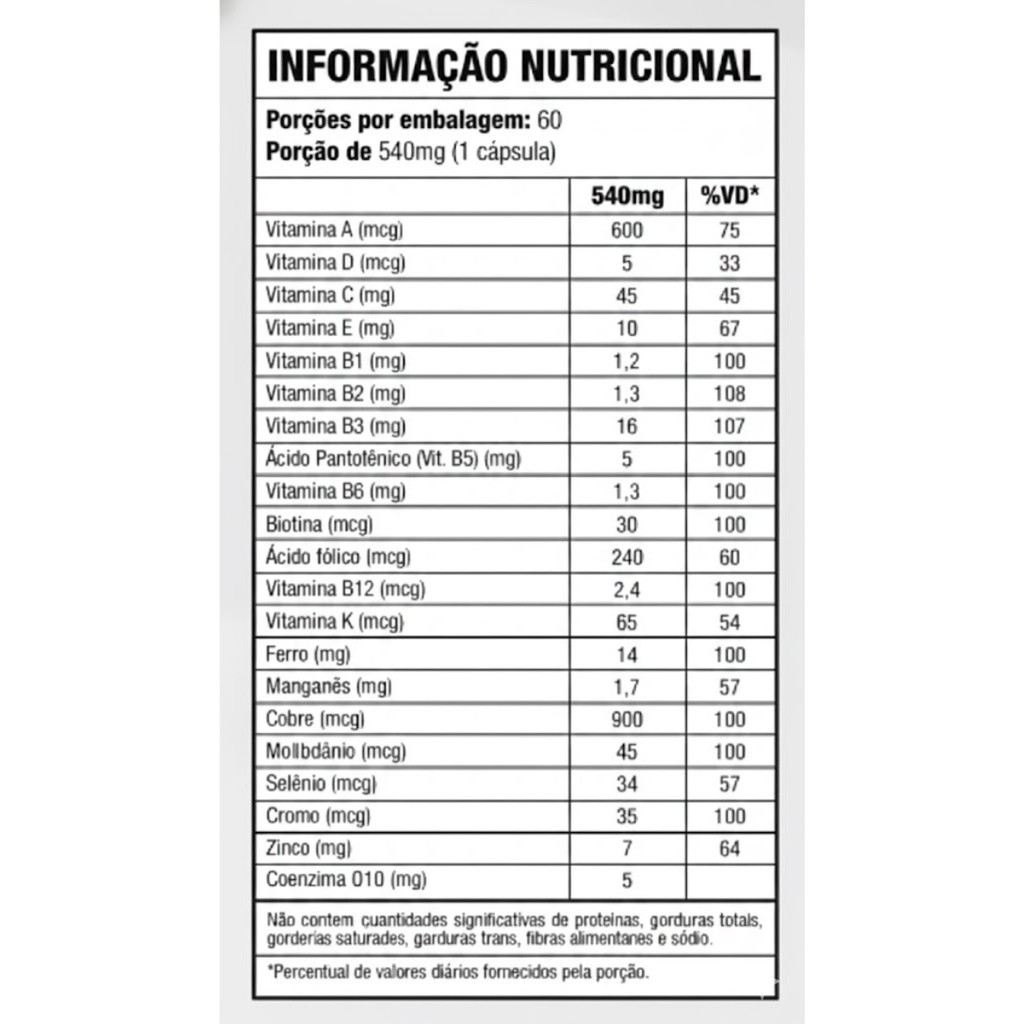 GOOD VIT MULHER AZ 60CPS