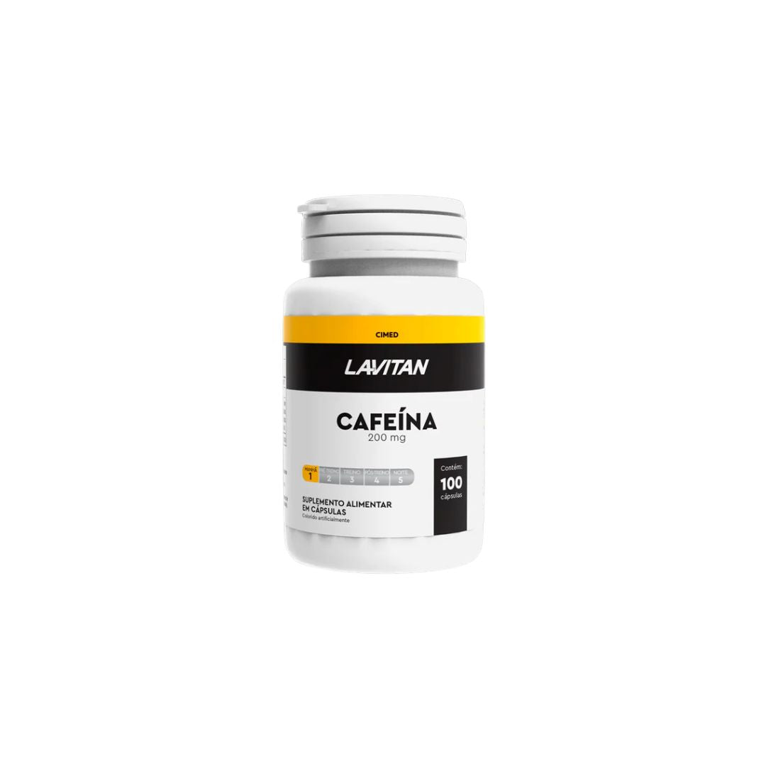 LAVITAN CAFEINA 200MG CAPS FRX100