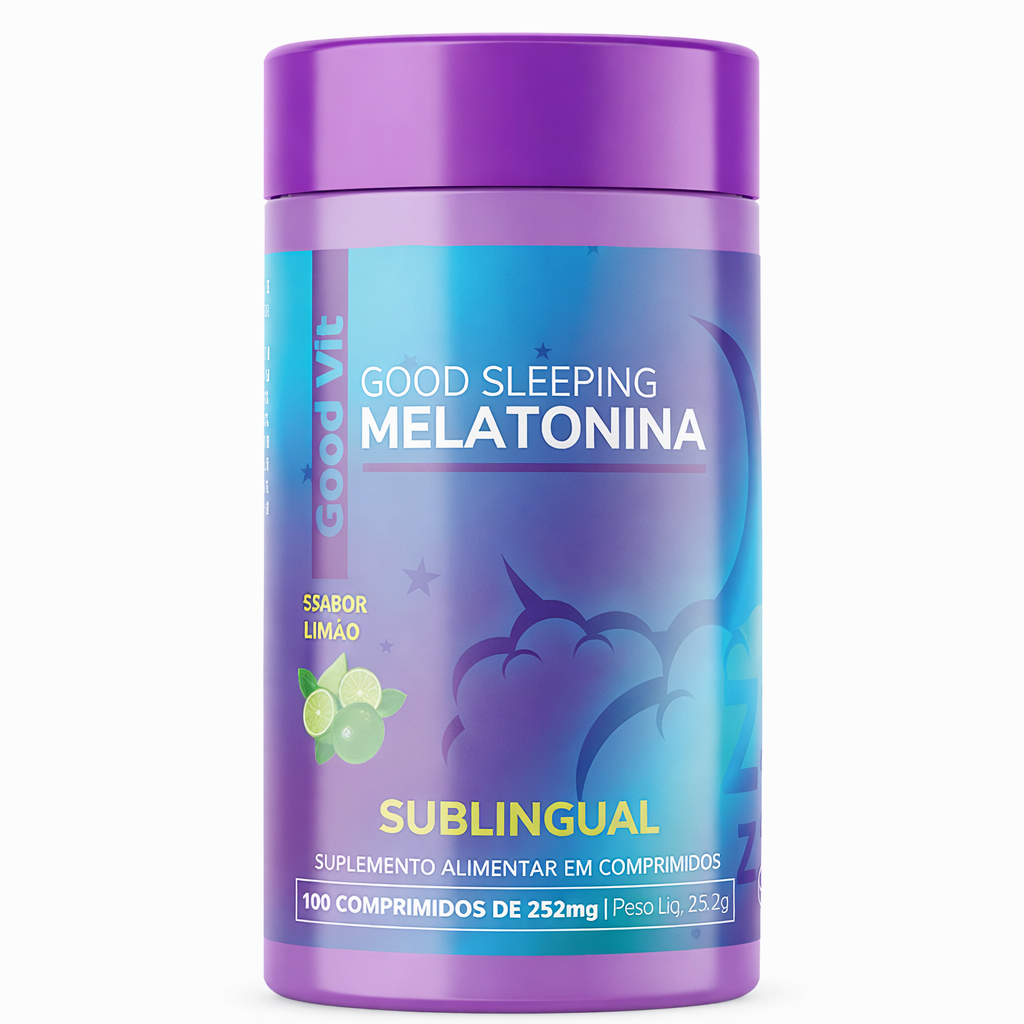 GOOD VIT MELATONINA LIMAO 100 CPR MASTIGA