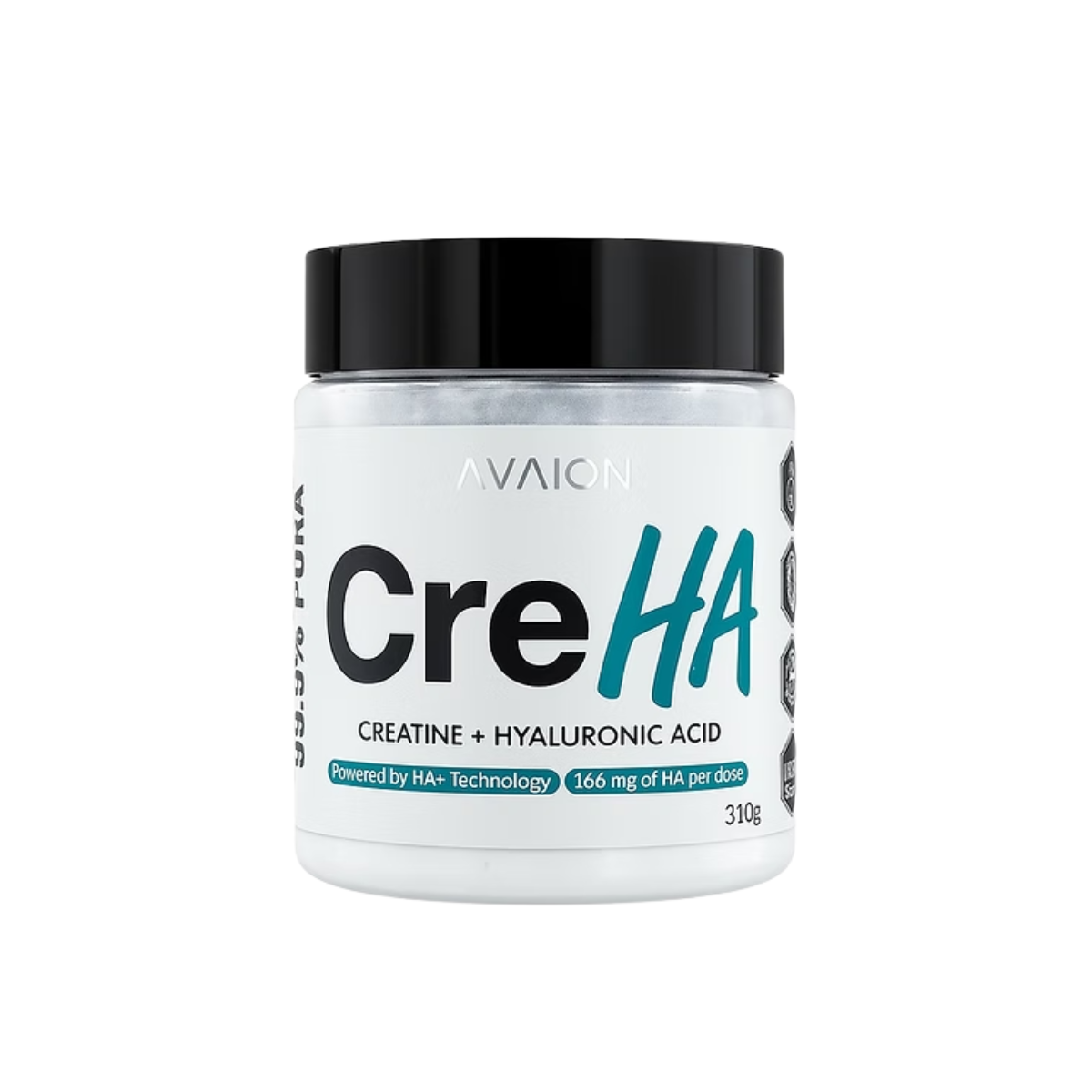 CREATINA CreHA  CREATIUNA + ACIDO HIALURONICO 300 G