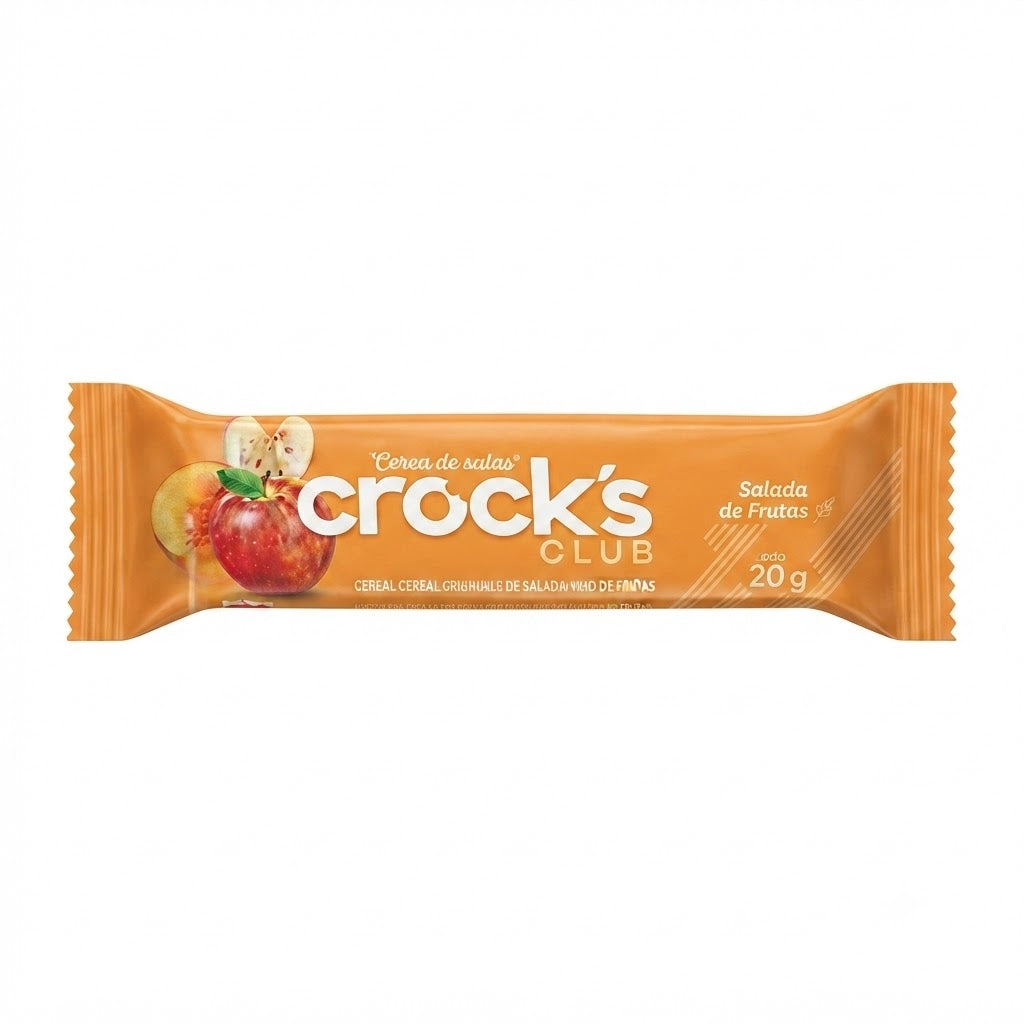 CROCKS CLUB BARRA DE CEREAL SALADA DE FRUTAS 20G